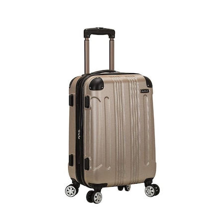 Rockland Sonic ABS Upright Spinner Luggage - Champagne F1901-CHAMPAGNE